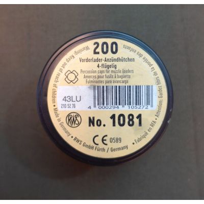 RWS winged musket caps